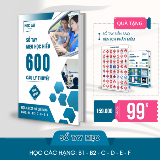 Sổ tay mẹo 600 câu lý thuyết